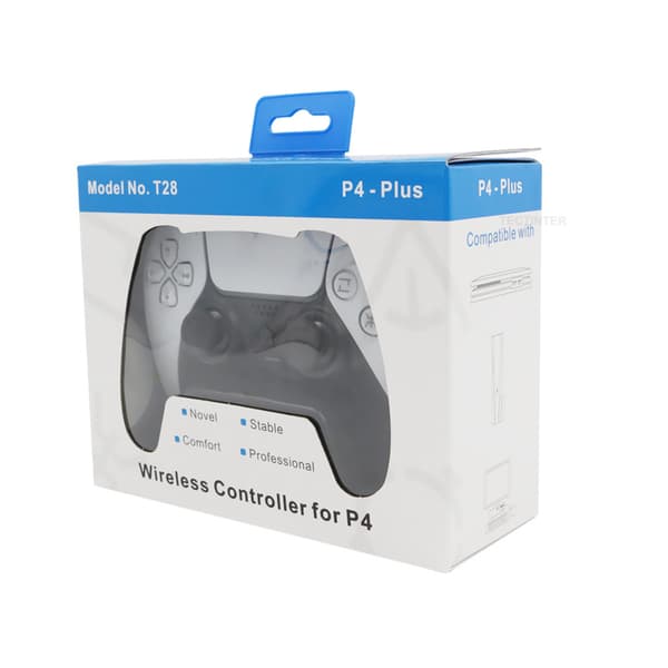 Valkoinen/Musta PS4 Bluetooth Langaton Ohjainkahva Android