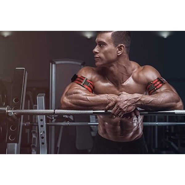 Occlusion Bands PRO X – 2-pack, 5 cm breda, blodflödesbegränsningsbandset för armar med dragspänne, snabbspänne och tränings-e-bok