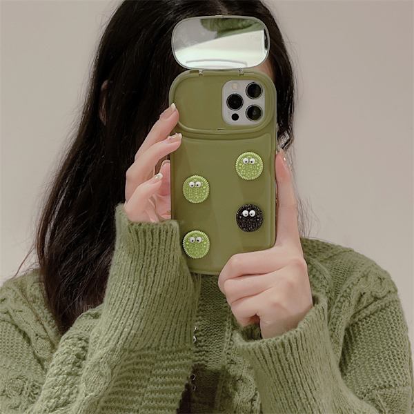 Yksinkertainen Flip-peili sopii iPhone 14 ja 13 -puhelinkuorille.