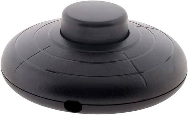 Fodkontakt til lampe - Sort