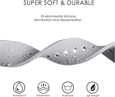 1 stk. Quick Release Silikone Urrem - Premium Blød Gummi - 12mm, 14mm, 16mm - til Mænd og Kvinder
