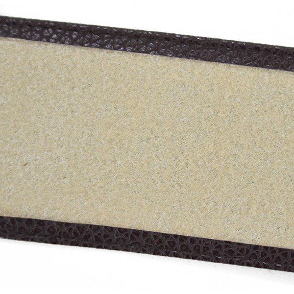 Dam bälte med rosett, längd 265 cm (svart), brett bälte, konstläder, hög kvalitet