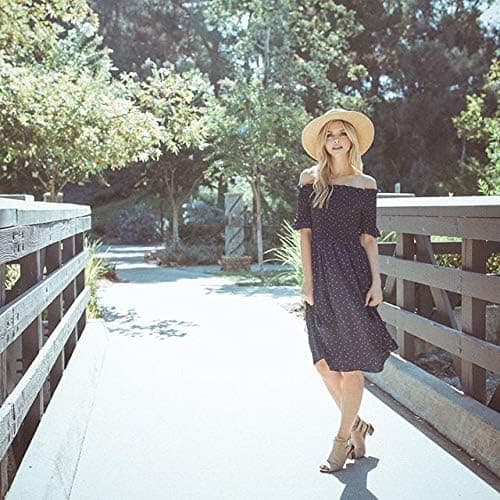 Dame Herre Stråhat Panama Hat Sommer Bredskygget Solhat Anti-UV til Strandrejser Solhat