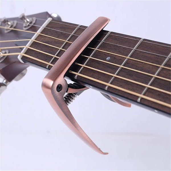 Musikinstrument Akustisk Gitarr Elgitarr Metall Gitarr Ukulele Klämmor Universal Tillbehör Roséguld Stämklämmor