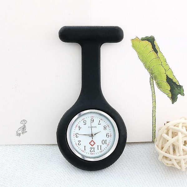 Silikone Sygeplejerske Lommeur Black