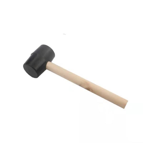 Udstyr - Gummihammer - 300 mm, 500 g - Træskaft