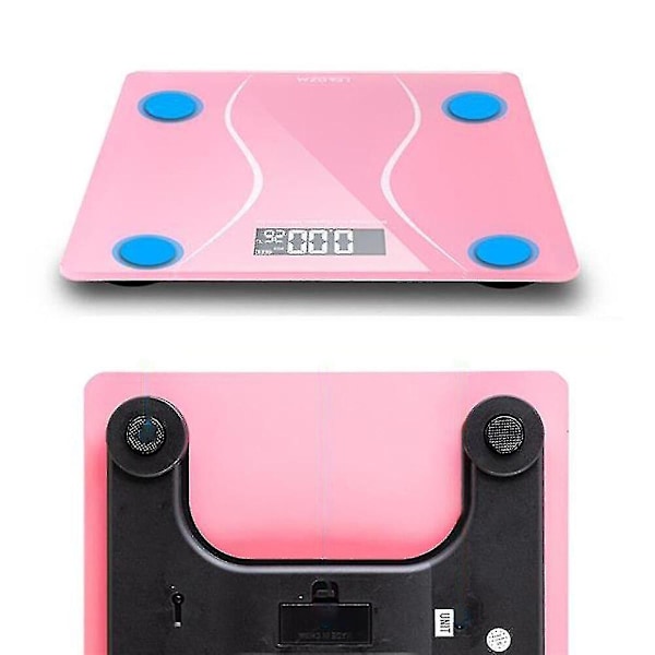 Digital Baderomsvekt for Kroppsvekt pink