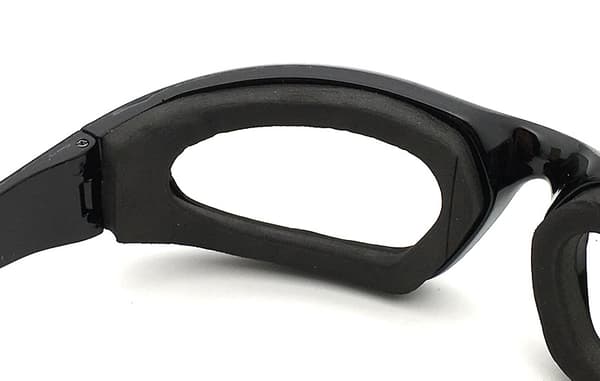 Lökglasögon för köket (röda), imfria linser, säker och tårfri matlagning, inbyggd svampkudde