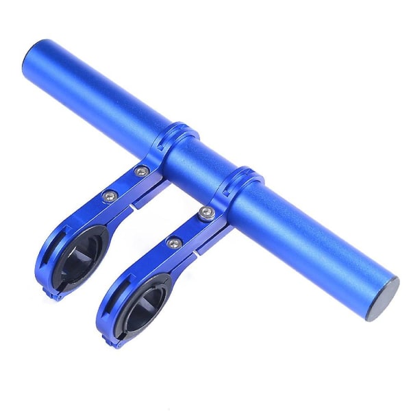 Cykelförlängningsfäste Montering Styreförlängare Aluminiumlegering För telefonljus 30cm Cykeltillbehör Blue
