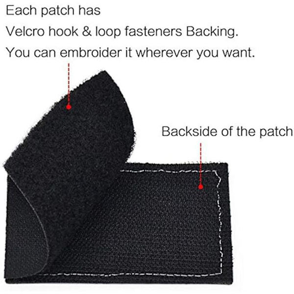 Taktisk Broderad Patch med Ryttande Varg, Broderat Djurmärke, Kardborreband
