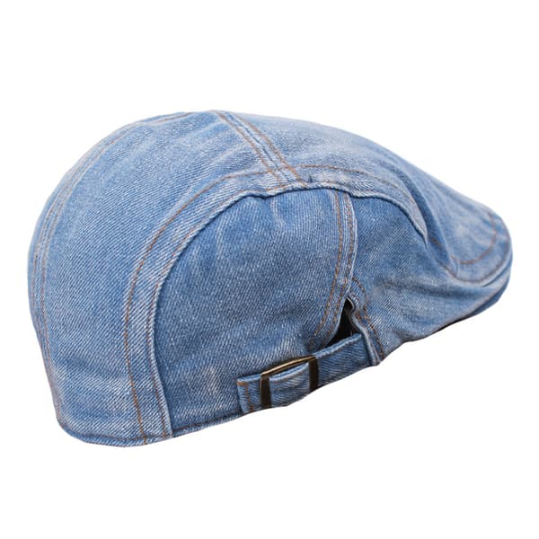 Herre Flat Cap Justerbar Beret Duck Tab Hat Ungdom Casual Berets