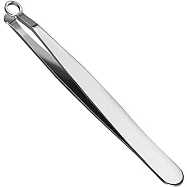 Universal Nesehårstrimmer Pinsett, Rustfritt Stål Øyenbrynstrimmer, Vennlig Rund Tupp, Enkelt Klipp Uten Speil, for Nese, Kinnskjegg, Bryn, Kropp
