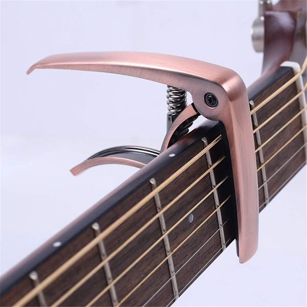 Musikinstrument Akustisk Gitarr Elgitarr Metall Gitarr Ukulele Klämmor Universal Tillbehör Roséguld Stämklämmor