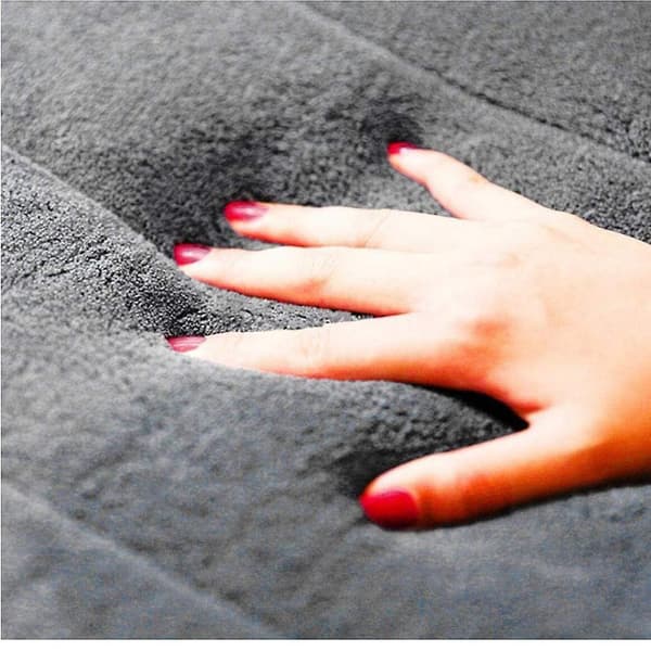 Dørmatte Husholdning Korallfleece Badematte Teppe Memory Foam Baderomsmatte Brown 50*80cm