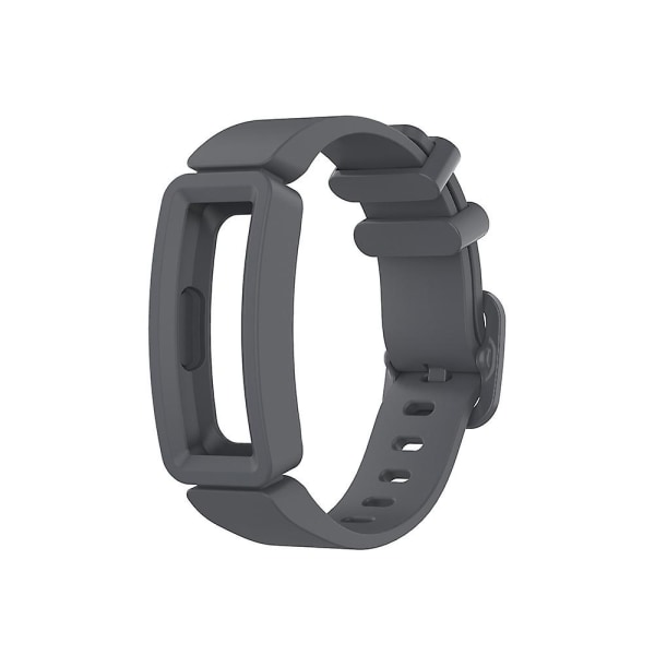 Fitbit Ace2 Inspire Hr Udskiftningsremme Urrem Armbånd Dark Grey
