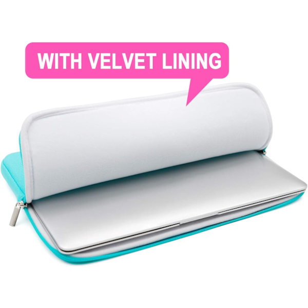 14 tuuman pehmustettu suojakannettavan tietokoneen suojus, yhteensopiva 16 tuuman MacBook Pron kanssa, erityisesti mallille A2141 A2485 sininen, päivitetty versio