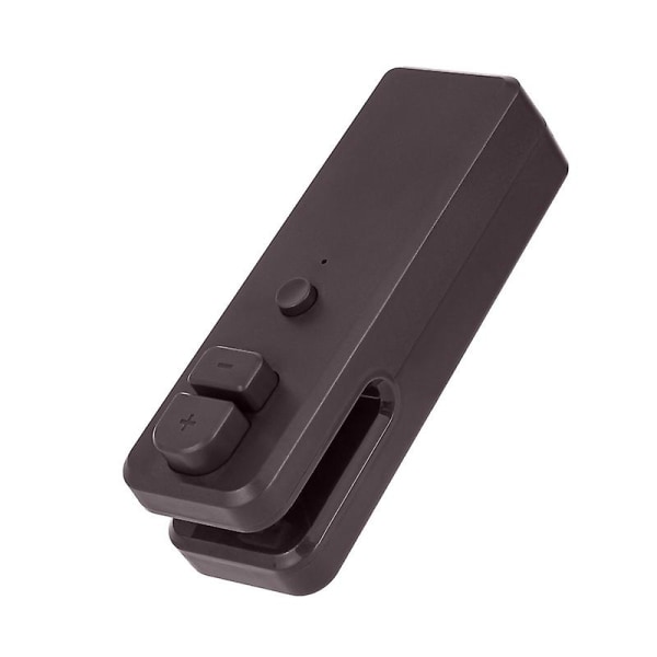 Mini handhållen vakuumförseglare USB uppladdningsbar bärbar matpåsförsegling, 2 i 1 värmeförseglare och cutte Black