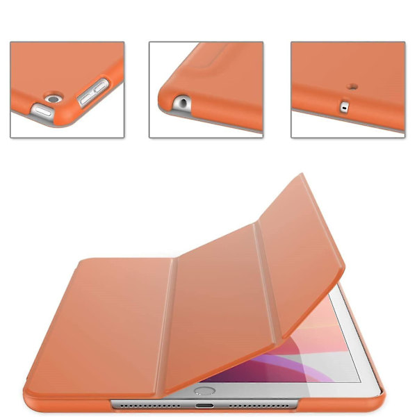Skyddande fodral för Apple Ipad Pro 12,9 tum med pennhållare orange