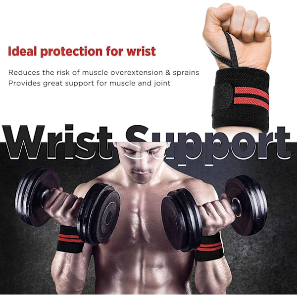 Mjuk handledsskydd, handledsstöd för tyngdlyftning, bodybuilding, gymnastik