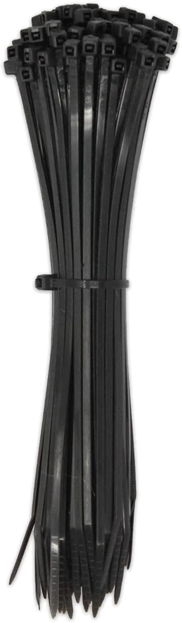 Kabelbindere 2,5x100mm - 100 stk. - Kabelbindere - Kraftige, Professionel Sort