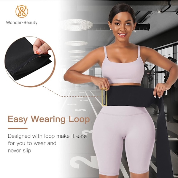 Taljetræner til kvinder Bandage Usynlig Wrap Talje Cincher Sved Warp Trimmer Bælte Ordinary 3M