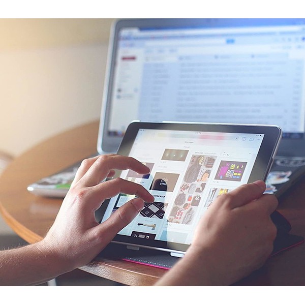 Galaxy Kääntyvä Kotelo iPad 9. sukupolvelle 2021 / iPad 8. sukupolvelle 2020 / iPad 7. sukupolvelle 2019 - 360 astetta kääntyvä jalusta automaattisella lepotilatoiminnolla iPad 10.2:lle