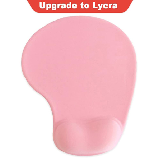 Ergonomisk musmatta med handledsstöd Gel Musmatta med handledsstöd, Bekväm datormusmatta för laptop, Smärtlindrande musmatta med halkfri PU