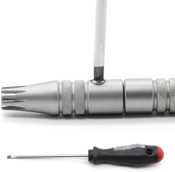 Näshårstrimmer i rostfritt stål - Inga batterier krävs - Snabb och säker - Mycket robust