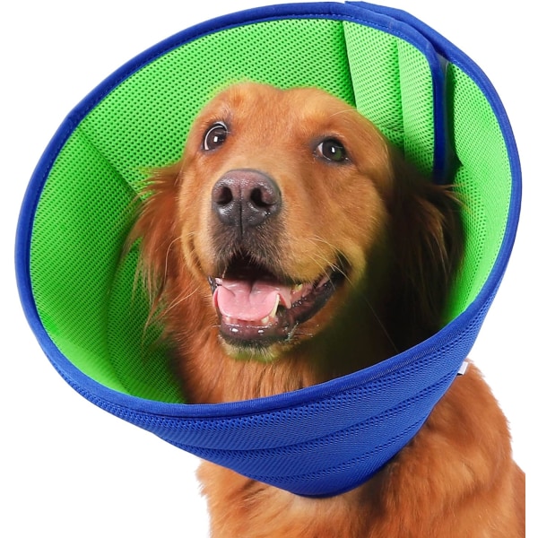 (Storlek 8)Extra mjuk hundkotte för hundar efter operation, andningsbara hundkottar för stora medelstora små hundar och katter, justerbart hundhalsband för husdjur