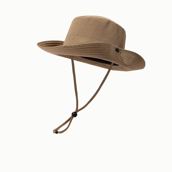 Dame Solhat Udendørs Sommer Vandrehat UV Beskyttelse Bred Skygge Mesh Hestehale Bush Hat til Vandring