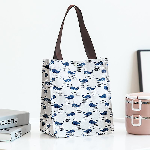 Lunch Bag Cool Bag Lunch Box Tote För Kvinnor Män Vuxna Barn (21*24*12.5cm) C