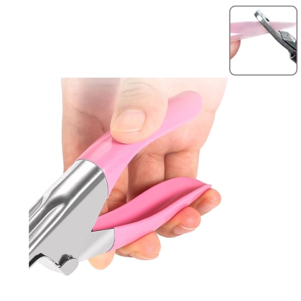 Kaksiosainen setti (pinkki + punainen) Kynsisakset naisille, tytöille ja miehille