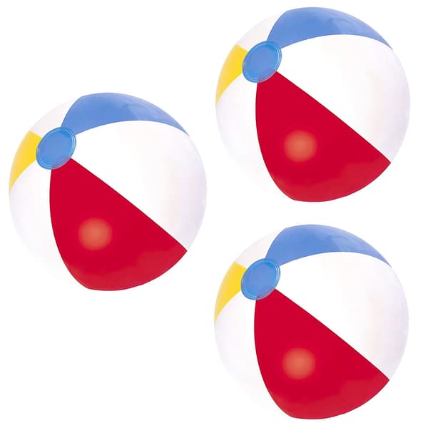 10 stycken uppblåsbara panelstrandbollar för poolparty strandfödelsedagspresent 30CM