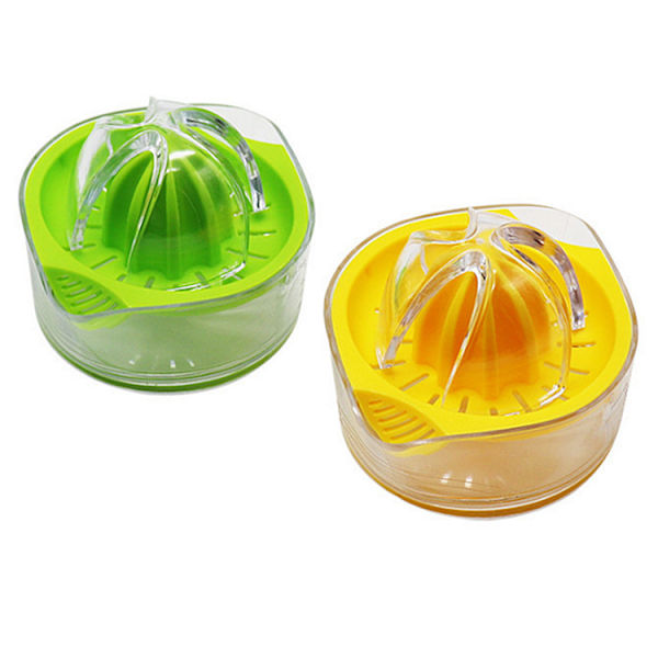 4 stk. - Frugtpresser, citruspresser, manuel frugtpresser, frugtpresser med beholder, Plastik