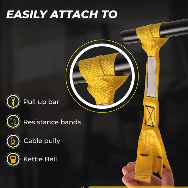 2 stk. Pull Up Grip Styrkestropper - Nylon Finger- og Tommelfingerløkker til Gribetræning, Klatring, Hånd- og Armstyrker