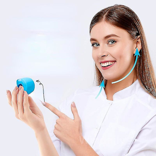 2-pack käkmuskelträningsbollar Pop N Go Käkmuskeltränare Matkvalitetssilikon Gel Käkmuskelträning Red