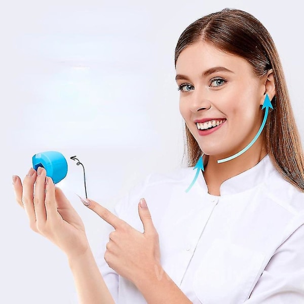 2 stk. Kjeveøvelse Ball Pop N Go Munn Kjevelinje Trener Matkvalitets Silikongel Kjevelinje Muskel Trening Green