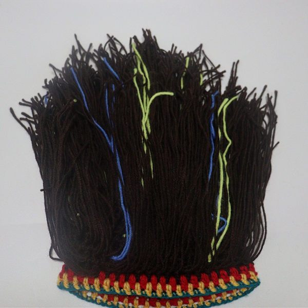 En morsom, kreativ, håndlaget hatt parykk hatt, Xinqiao Herre Strikket Skjegg Hatter Reggae Hårstil Rasta Hodeplagg Beanie Morsomme Hatter