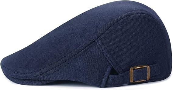 Justerbar vintage beret hat til mænd