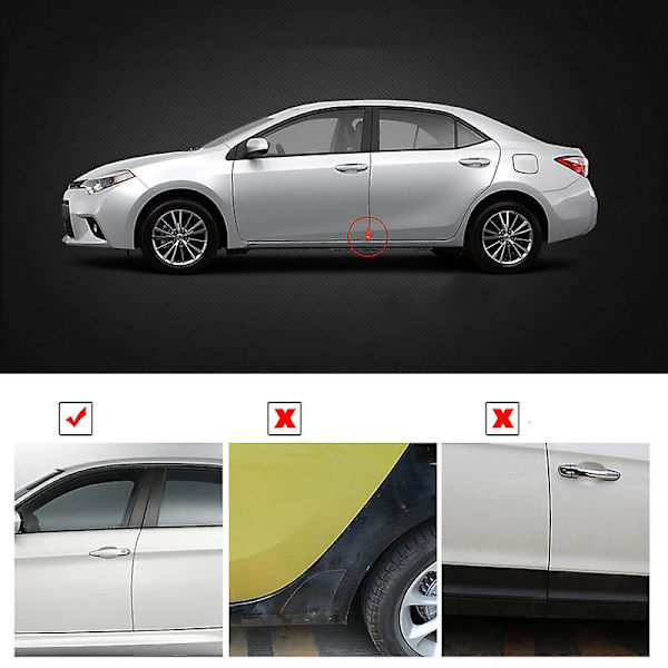 2 kpl Auton Oven Reunan Naarmusuoja Autotarrat Suoja Auton Oven Törmäyssuoja Autotarvikkeet Red
