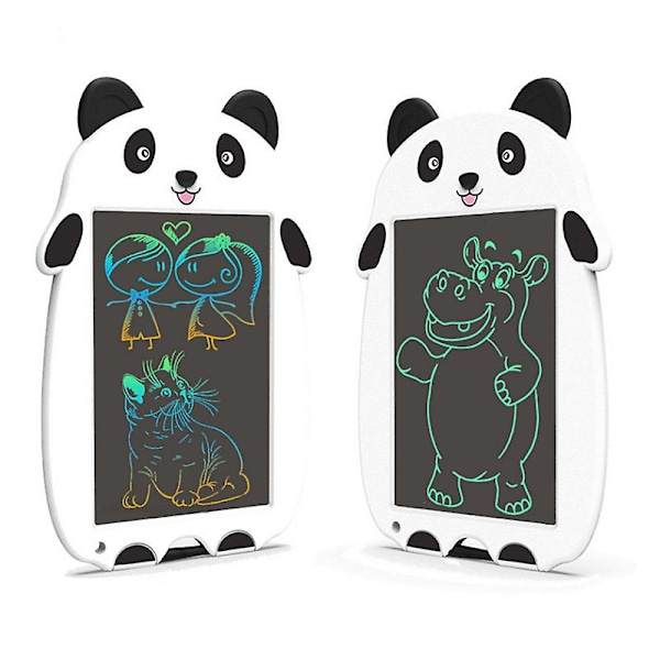 LCD-kirjoitustaulu, piirustustaulu, 8,5 tuuman värikäs piirustustaulu Black white panda