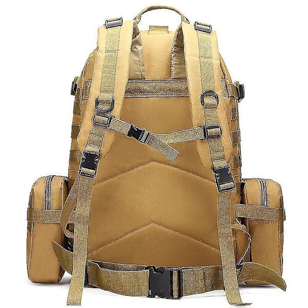 50L taktinen reppu sotilaallinen Molle-laukku 1000D nylonreppu urheilu ulkoilu matkailu naamiointireppu Khaki
