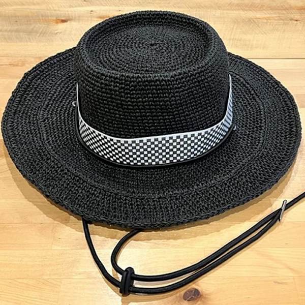 200M Pappersgarn Raffia Pappersrep Pappersraffia Garn för Jul, Presentinslagning, Hantverksdekoration Svart