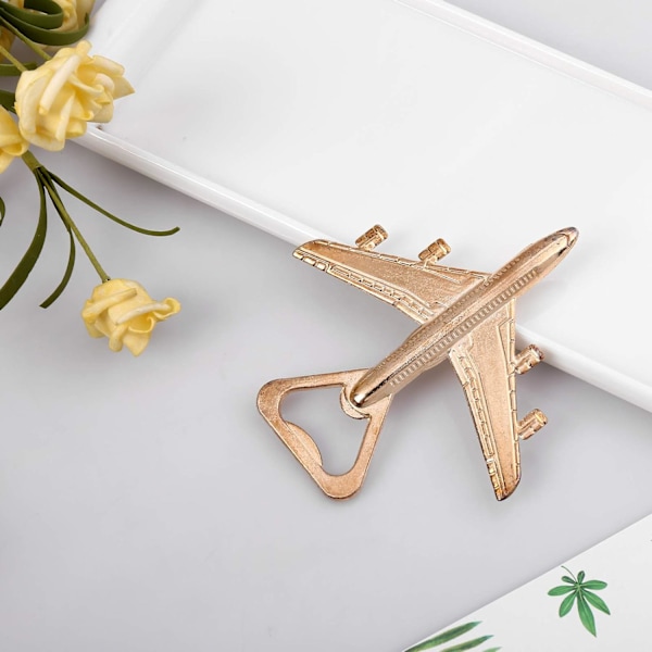 2 st flygplansflasköppnare | Flygplansdekoration | Födelsedagspresent till veteraner, piloter, reseentusiaster eller flygentusiaster | Bedårande presentask |