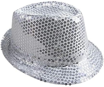 Vuxen Sequin Tyghatt - Borsalino - Silver