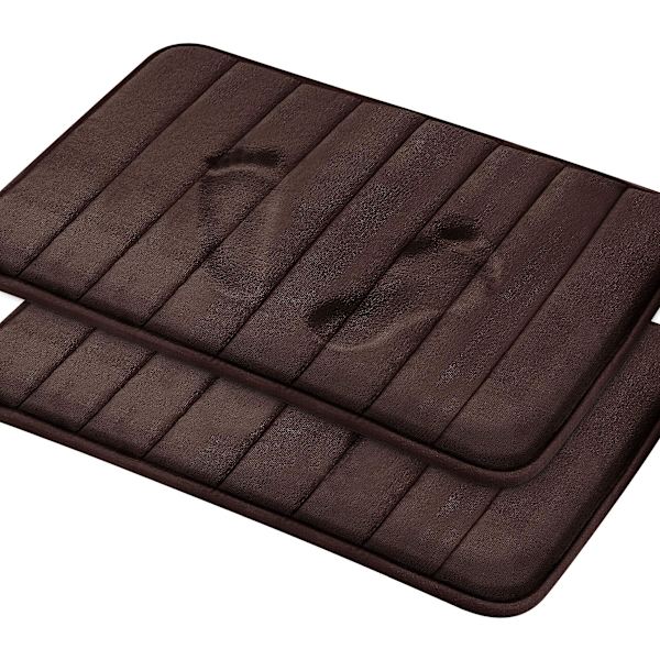 Bade Måtter Skridsikker Brusemåtte Absorberende Lille Tæppe Dørmåtte Indendørs Køkken Tæpper Black 40*60cm