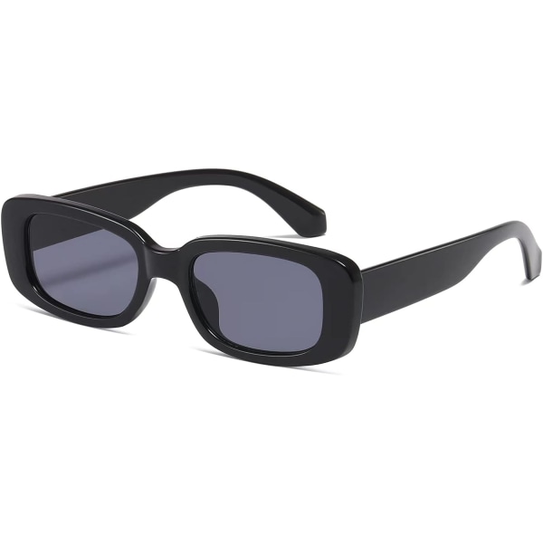 Solglasögon med små bågar Simple square (svart), solglasögon, modepunk, modeglasögon för street photo runway