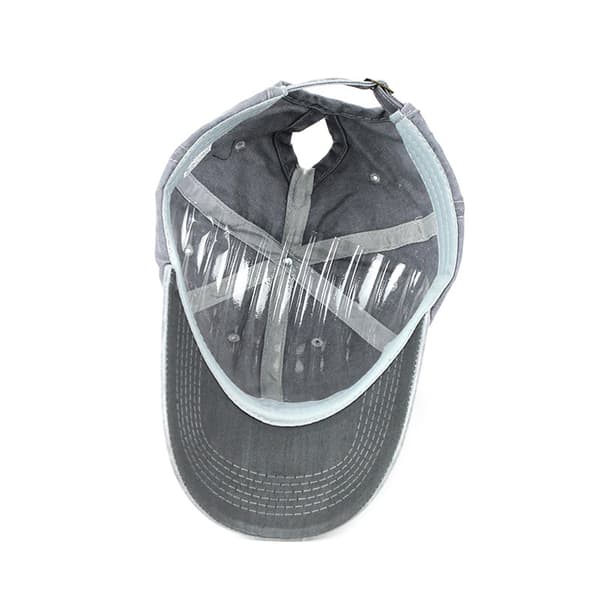 Retro blekt bomullsbaseballkeps Lätt justerbar solhatt Sportkeps