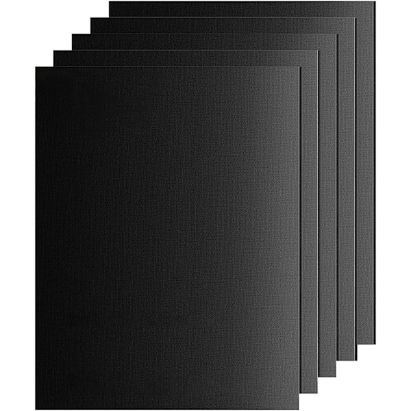 Sett med 8 Grillmatter - 40x33cm - Teflonmatte, non-stick og PFOA-fri - Tåler temperaturer opptil 260°