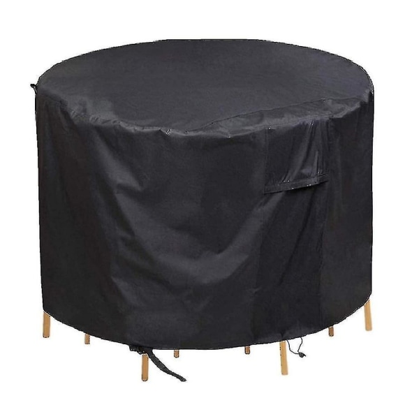 Rundt Møbel Støvtett og Vanntett Trekk Utendørs Hagebord Møbler Beskyttelsestrekk 239*58cm